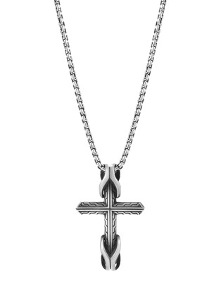 首图 - 点击放大 - JOHN HARDY - 'Asli Classic Chain' silver cross pendant necklace