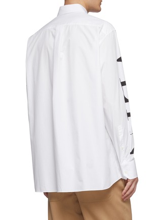 背面 - 点击放大 - VALENTINO GARAVANI - VLTN Macrogrid印花纯棉衬衫
