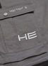  - HELIOT EMIL - logo刺绣翻盖口袋拼色长裤
