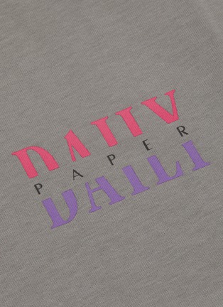 - DAILY PAPER - GORGRA品牌名称印花纯棉T恤