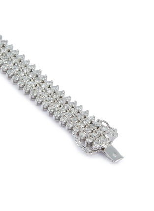 细节 - 点击放大 - LC COLLECTION JEWELLERY - Diamond 18k white gold link bracelet