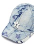 细节 - 点击放大 - SMFK - 中文标语陶瓷五角星蓝染棒球帽