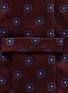 细节 - 点击放大 - ISAIA - 花卉刺绣真丝领带