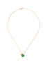 首图 - 点击放大 - SAMUEL KUNG - Jade lock pendant 18k rose gold necklace