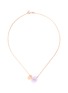 首图 - 点击放大 - SAMUEL KUNG - Jade hoop pendant 18k rose gold necklace