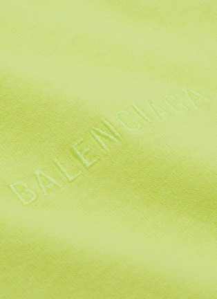  - BALENCIAGA - logo刺绣纯棉T恤