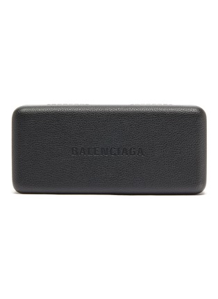 细节 - 点击放大 - BALENCIAGA - Hybrid切割镜腿板材太阳眼镜