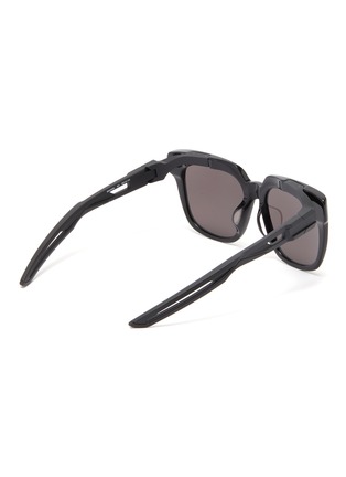 模特儿示范图 - 点击放大 - BALENCIAGA - Hybrid切割镜腿板材太阳眼镜