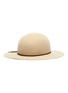 模特儿示范图 - 点击放大 - MAISON MICHEL - New Alice可收纳式编绳帽带兔毛毡圆顶帽