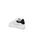 细节 - 点击放大 - ALEXANDER MCQUEEN - 'Kids Oversized Sneaker' in leather with suede collar