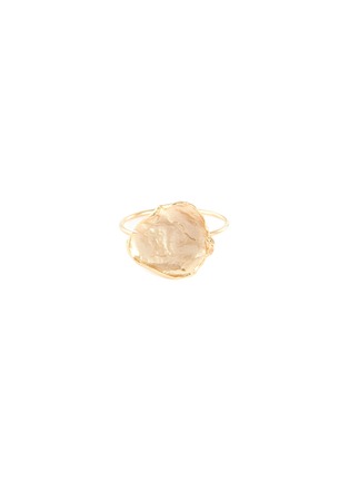 首图 - 点击放大 - SARAH & SEBASTIAN - 'Small Leaf' 10k yellow gold ring