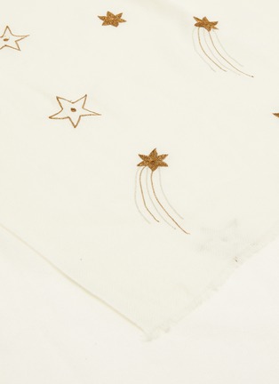 细节 - 点击放大 - JANAVI - Star Cluster星星刺绣美丽诺羊毛围巾