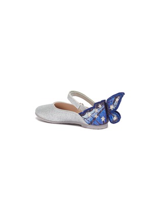 细节 - 点击放大 - SOPHIA WEBSTER - Chiara幼儿款五角星蝴蝶闪粉玛丽珍鞋