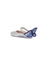细节 - 点击放大 - SOPHIA WEBSTER - Chiara幼儿款五角星蝴蝶闪粉玛丽珍鞋