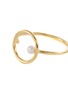 细节 - 点击放大 - CHARLOTTE LEBECK - Issa淡水珍珠点缀18k镀金纯银戒指