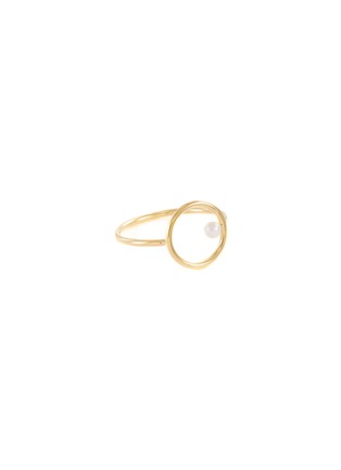 首图 - 点击放大 - CHARLOTTE LEBECK - Issa淡水珍珠点缀18k镀金纯银戒指
