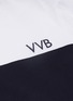 - VICTORIA, VICTORIA BECKHAM - VVB刺绣拼色条纹点缀纯棉T恤