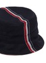 细节 - 点击放大 - THOM BROWNE - Fun Mix三色条纹斜纹布渔夫帽