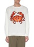 首图 - 点击放大 - CASABLANCA - 螃蟹图案落肩袖针织衫