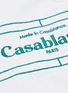  - CASABLANCA - 网球场品牌logo刺绣纯棉连帽卫衣