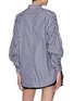 背面 - 点击放大 - 3.1 PHILLIP LIM - 抽褶泡泡袖条纹府绸衬衫