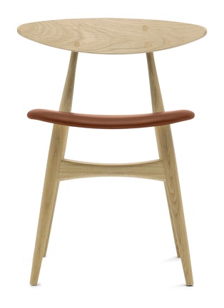 首图 –点击放大 - CARL HANSEN & SØN - CH33P 皮革软垫椅子