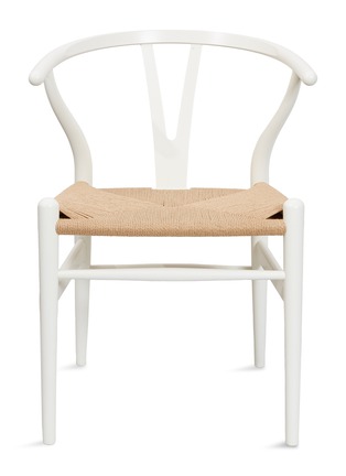 首图 –点击放大 - CARL HANSEN & SØN - Ch24手工编织纸绳及山毛榉椅－白色