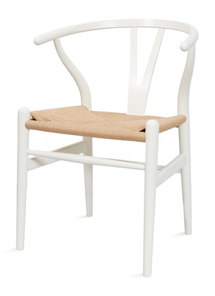  - CARL HANSEN & SØN - Ch24手工编织纸绳及山毛榉椅－白色