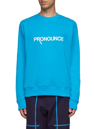 首图 - 点击放大 - LI-NING x PRONOUNCE - 品牌名称印花混棉卫衣