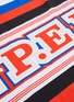  - P.E NATION - World Series拼色条纹品牌名称纯棉T恤
