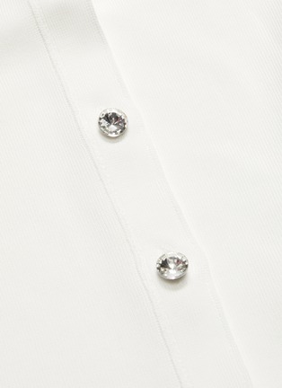  - ALICE + OLIVIA - 'Ruthy' ruffle shoulder flared cuff cardigan
