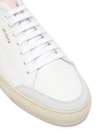 细节 - 点击放大 - AXEL ARIGATO - Clean 90绒面真皮拼贴真皮运动鞋