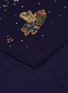 细节 - 点击放大 - JANAVI - Shuttle星星火箭刺绣羊绒混美丽诺羊毛围巾