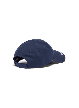 模特儿示范图 - 点击放大 - BALENCIAGA - BB Visor logo刺绣纯棉棒球帽