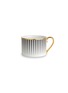 首图 –点击放大 - BETHAN GRAY - Lustre Stripe 24k金点缀条纹骨瓷咖啡杯