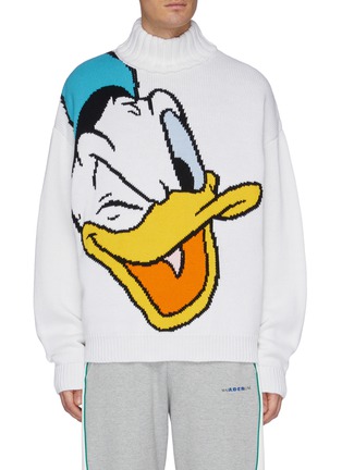 首图 - 点击放大 - GCDS - x Disney logo唐老鸭立领混羊毛针织衫