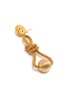 细节 - 点击放大 - OSCAR DE LA RENTA - 珠饰圆球绳索造型吊坠耳环