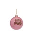 首图 –点击放大 - VONDELS - Glitter Grl Pwr slogan ball Christmas ornament – Soft Pink