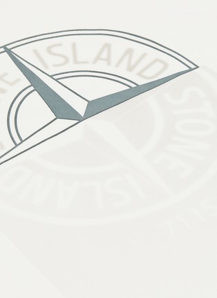  - STONE ISLAND - Grphic one logo印花纯棉T恤