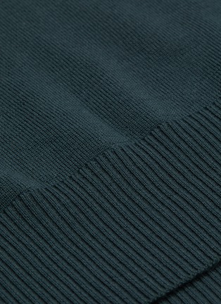  - STONE ISLAND - 可拆式品牌标志徽章羊毛针织衫
