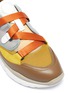 细节 - 点击放大 - CHLOÉ - Sonnie拼接设计小牛皮运动鞋