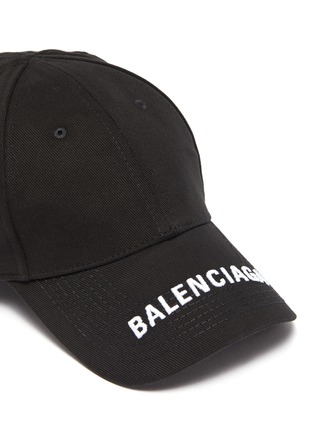 细节 - 点击放大 - BALENCIAGA - Everyday logo刺绣棒球帽
