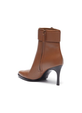  - 3.1 PHILLIP LIM - Alix回形针点缀真皮高跟短靴