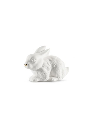 首图 –点击放大 - AVERY - 小号兔子造型陶瓷雕塑－白色及金色
