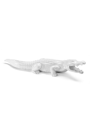 首图 –点击放大 - AVERY - 大号鳄鱼造型陶瓷雕塑－白色