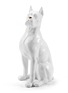 首图 –点击放大 - AVERY - 大号拳师犬造型陶瓷雕塑－白色及金色
