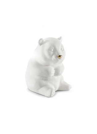 首图 –点击放大 - AVERY - 小号熊猫造型陶瓷雕塑－白色及金色