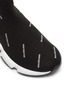 细节 - 点击放大 - BALENCIAGA - Speed儿童款logo点缀袜靴式针织运动鞋