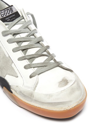 细节 - 点击放大 - GOLDEN GOOSE - Superstar橡胶涂层拼接设计五角星运动鞋