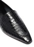 细节 - 点击放大 - AEYDE - Aurora鳄鱼纹真皮乐福鞋